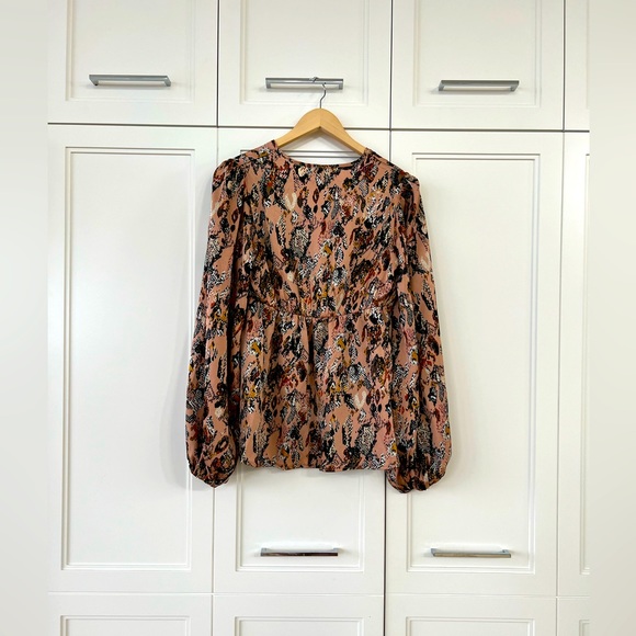 Bohemian printed ruffle top - maternity or not :) - Picture 3 of 6
